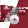Customized Packaging With Wilson Staff 50 Elite Balls (Moq:360 Dozen)
