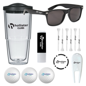 Bộ dụng cụ chơi gôn Tumbler Deluxe / Bộ quà tặng phong cách chơi gôn
